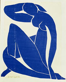 Henri Matisse: "Blue Nude ll" (decoupage collage)